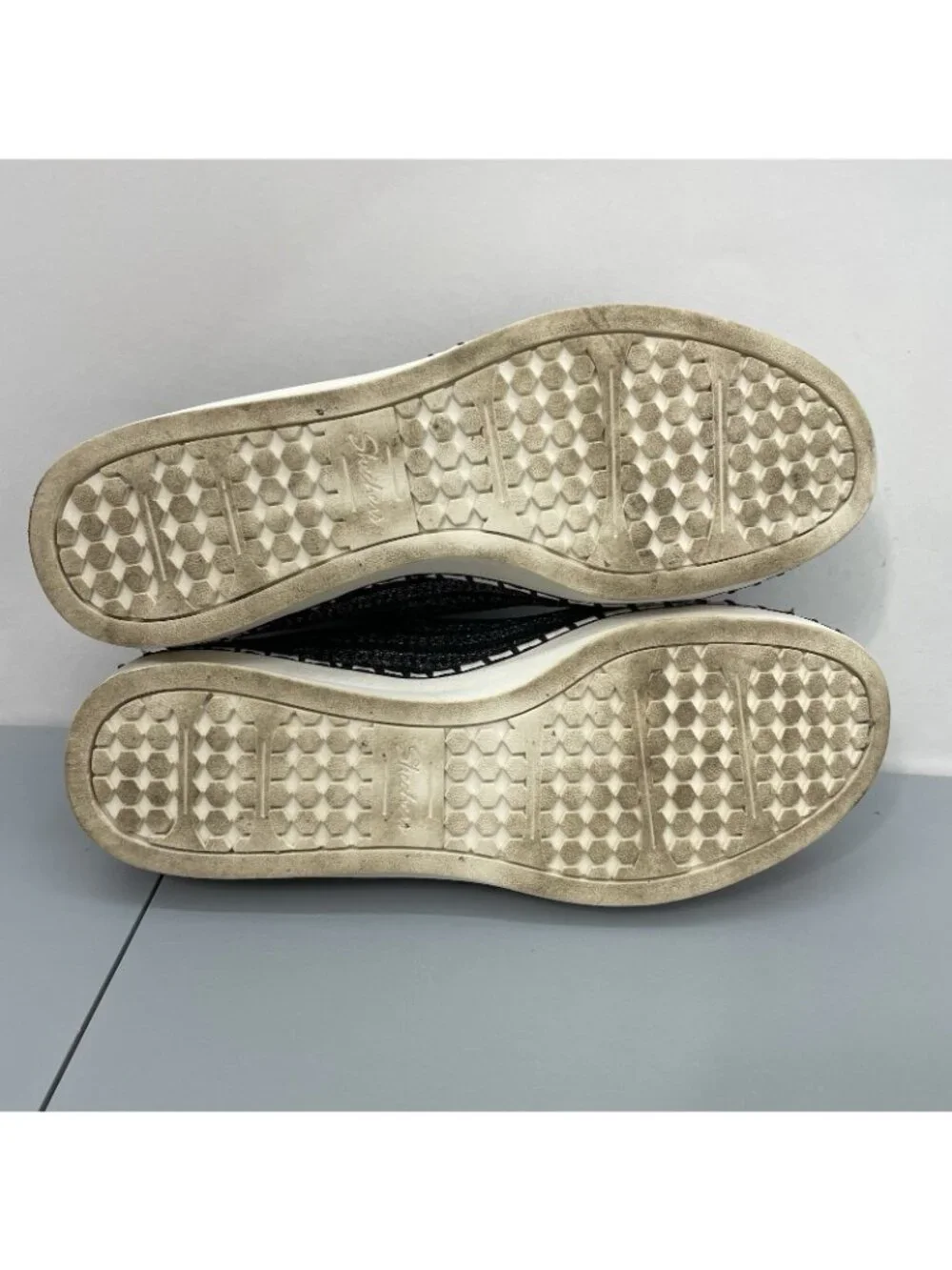 Skechers Sepulveda 2.0 Radiant Walk Sneakers Shoes Slip On Silver Black Women 10